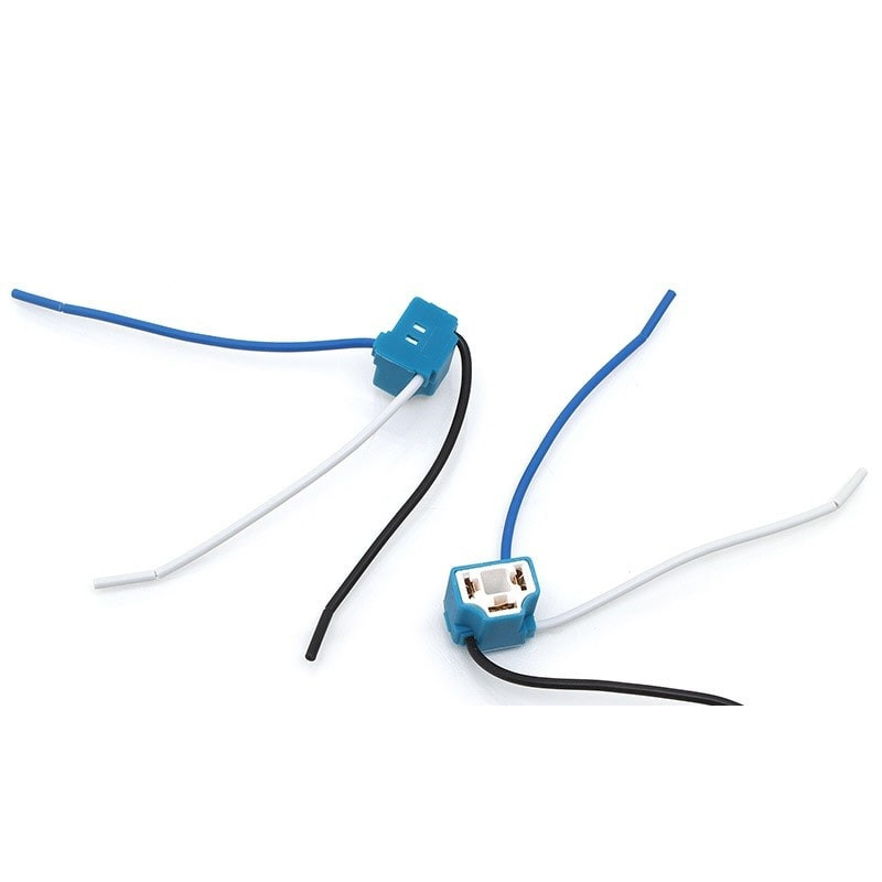 Разъём с проводами H4 угловой (NordYada) керамика